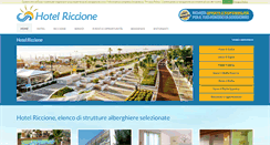 Desktop Screenshot of hotelriccione.eu